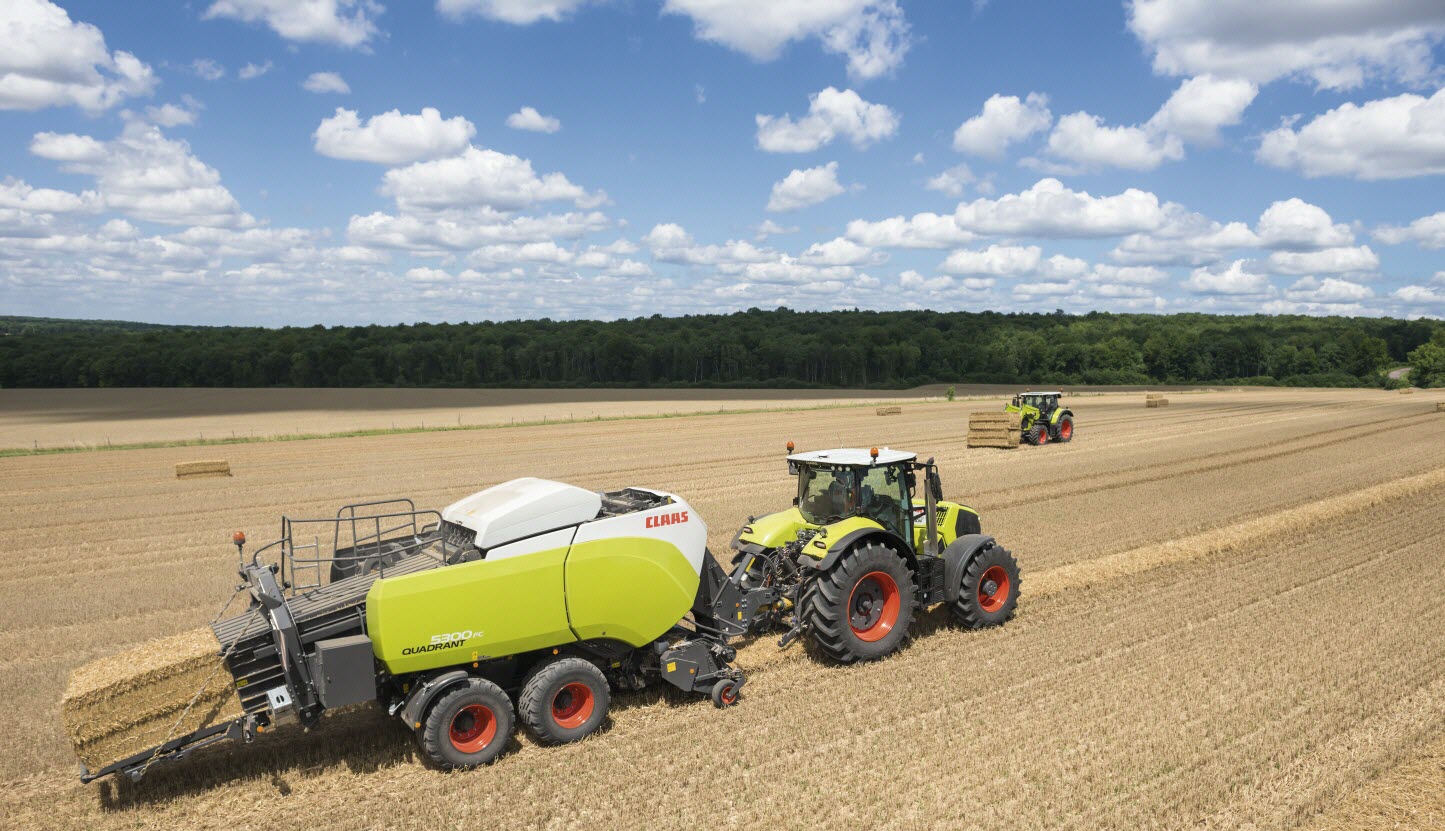 Empacadora de heno Claas maquinaria agrícola